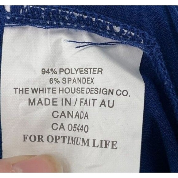 Simpli Top Women's Size 12 Blue Long Sleeve Round Neck - Picture 5 of 5